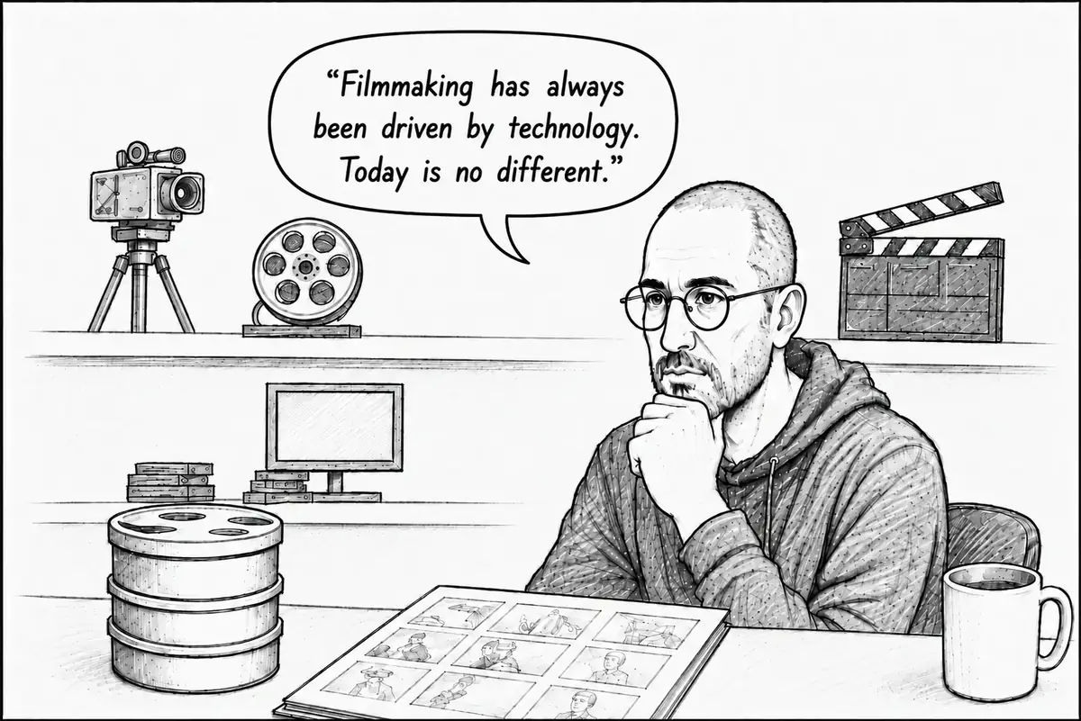 Darren Aronofsky quote illustration